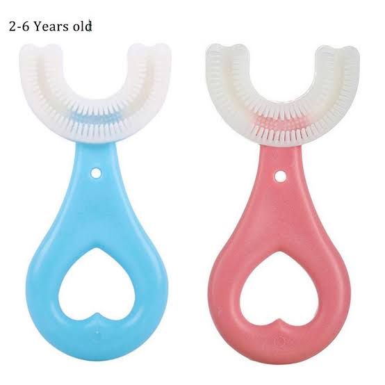 360° U‑Shaped Baby Toothbrush | Soft Silicone Kids Toothbrush for Gentle Cleaning