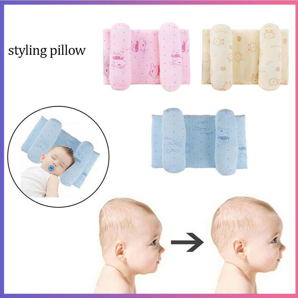 Baby Head Shaping Pillow | Soft Newborn Pillow to Prevent Flat Head