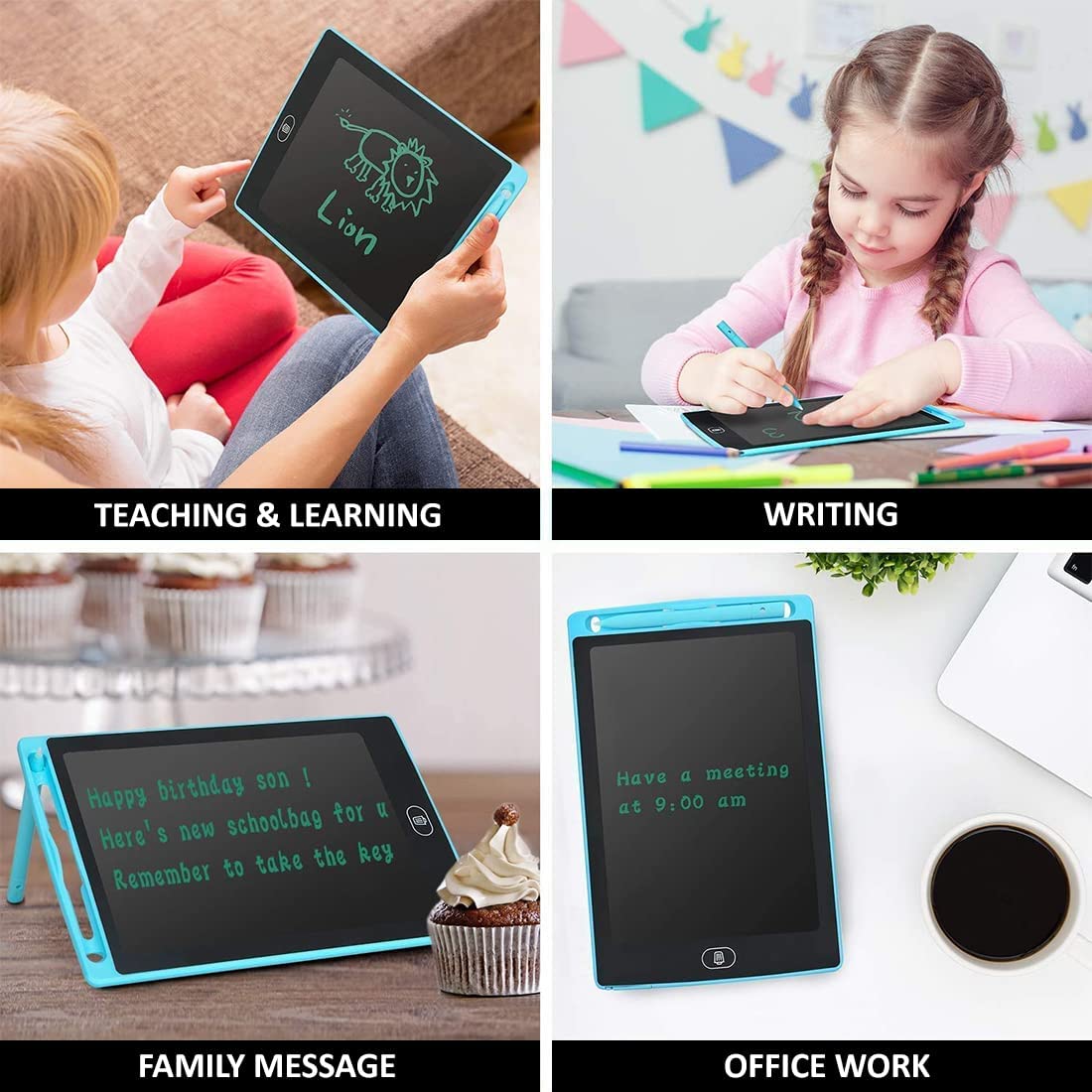 8.5 inch Writing Pad LCD Tablet For Kids single color LCD (random color )
