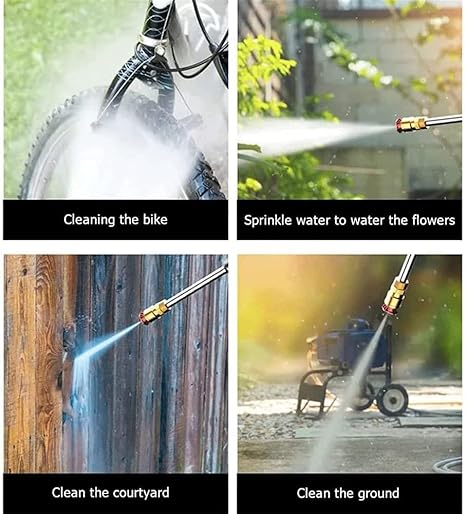 Cordless Car Wash Spray Gun | 48V High Pressure Lithium Battery Foam Jet Washer