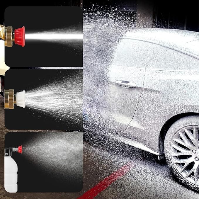 Cordless Car Wash Spray Gun | 48V High Pressure Lithium Battery Foam Jet Washer